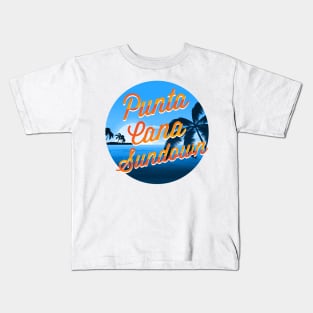 Punta Cana Sundown Kids T-Shirt